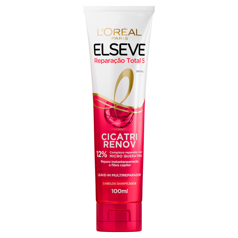 Leave in elseve loréal reparação total 5 cicatri renov Leave in elseve loréal reparação total 5 cicatri renov