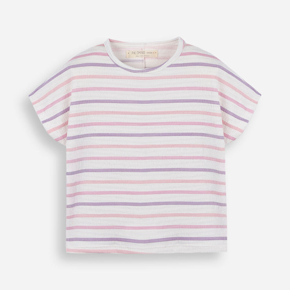 Blusa infantil listrada colorida Blusa infantil listrada colorida