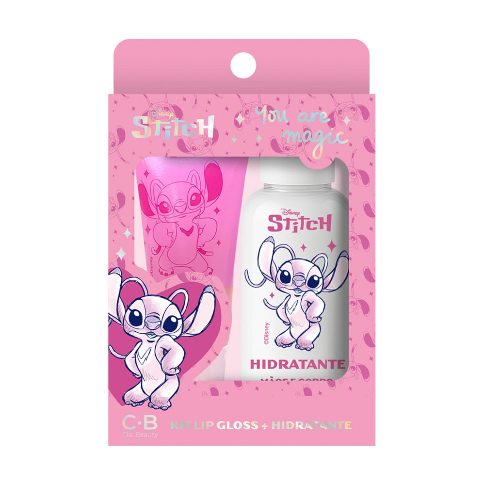 Kit infantil angel lip shine hidratante mãos e corpo Kit infantil angel lip shine hidratante mãos e corpo