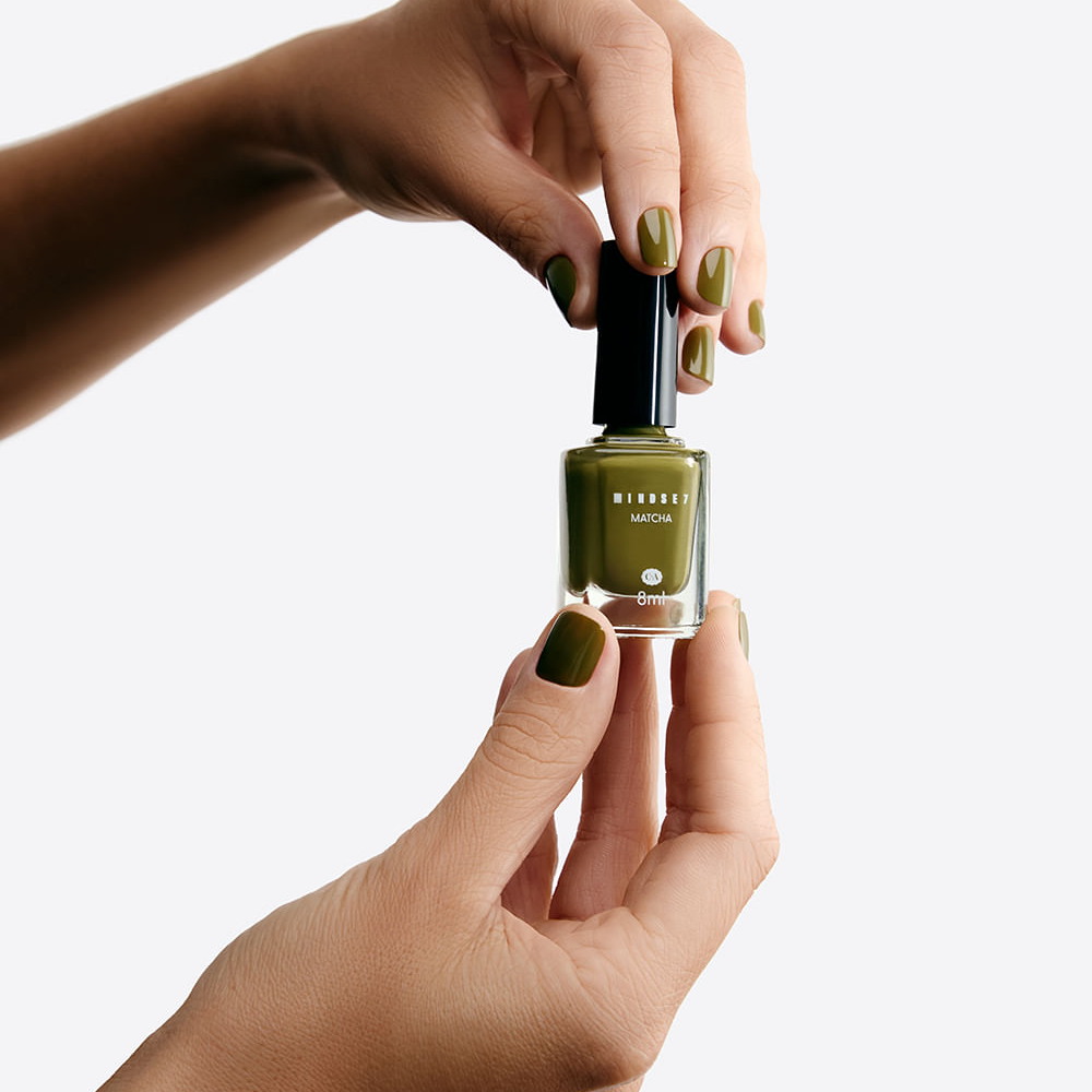 Esmalte cremoso mindset matcha verde Esmalte cremoso mindset matcha verde