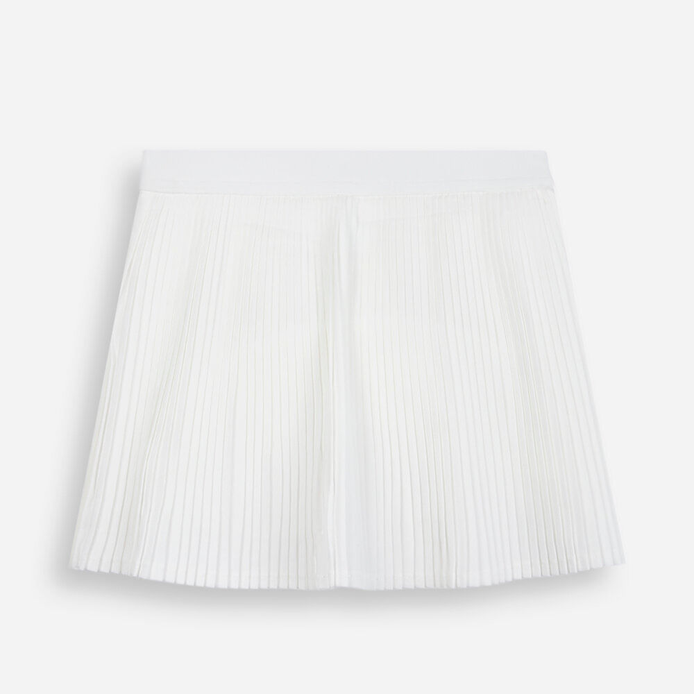 Short saia infantil plissado off white Short saia infantil plissado off white