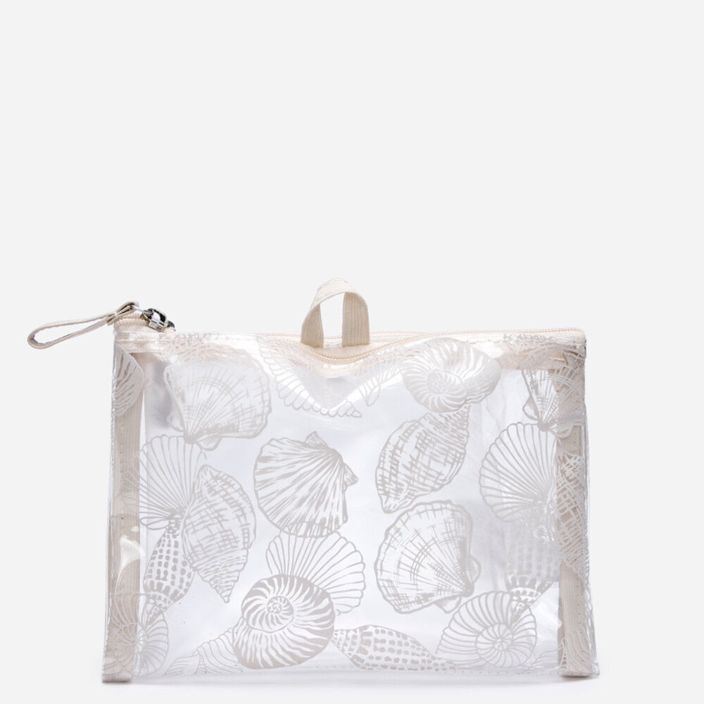 Necessaire bolso duplo concha off white Necessaire bolso duplo concha off white