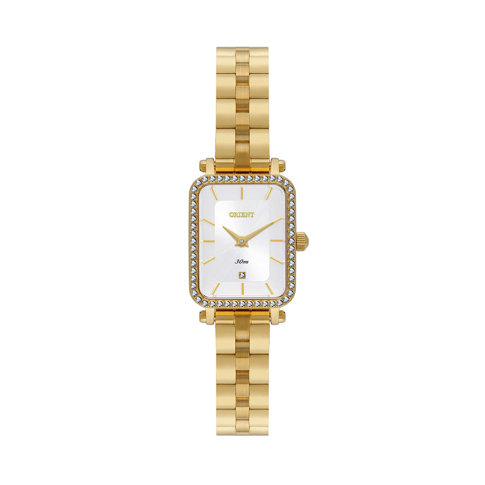 Relógio feminino orient analógico lgss0066 s1kx dourado Relógio feminino orient analógico lgss0066 s1kx dourado