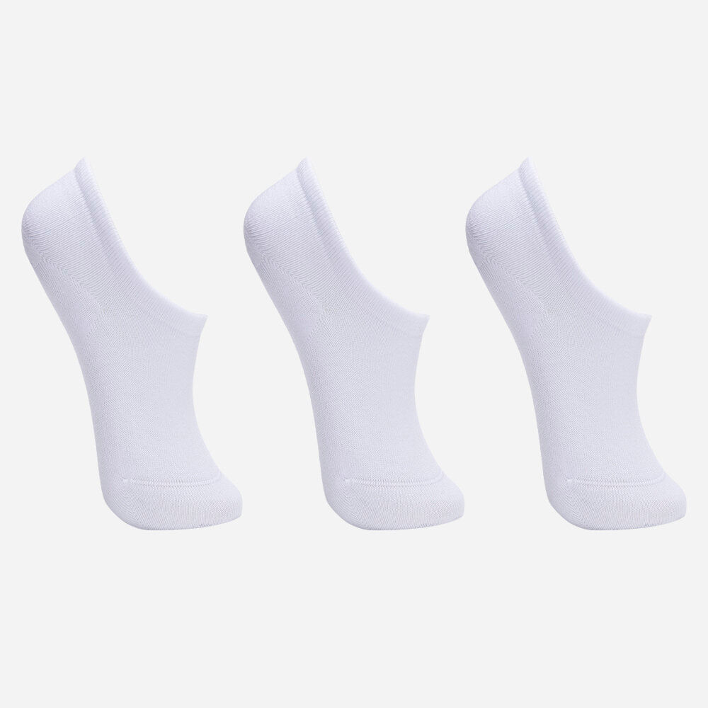 Kit de 3 meias sapatilha lupo branco Kit de 3 meias sapatilha lupo branco