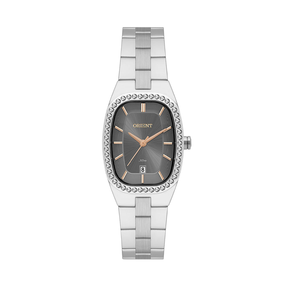 Relógio feminino orient analógico lbss1034 g1sx prateado Relógio feminino orient analógico lbss1034 g1sx prateado