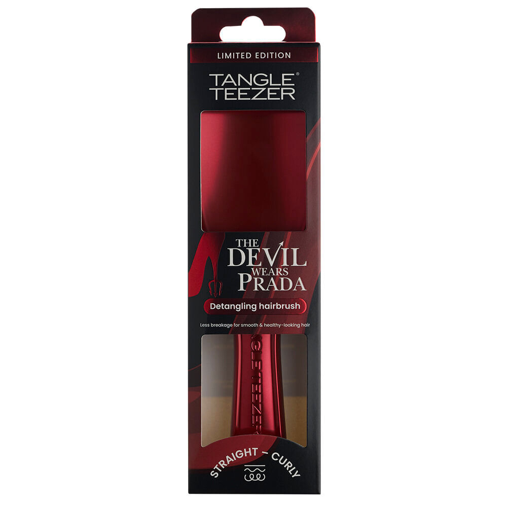 Escova de cabelo tangle teezer desembaraçadora o diabo veste prada 2 vermelha Escova de cabelo tangle teezer desembaraçadora o diabo veste prada 2 vermelha