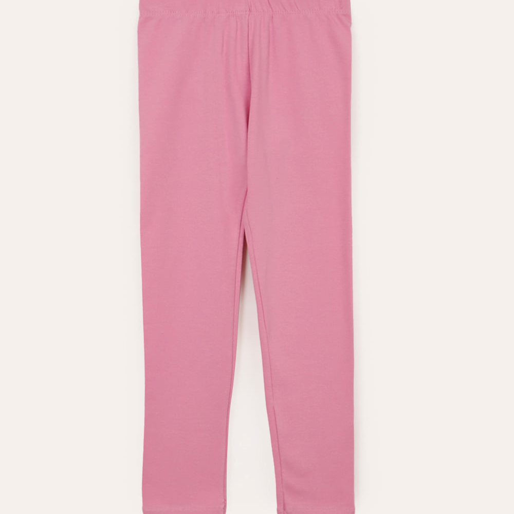 Calça legging infantil básica rosa Calça legging infantil básica rosa
