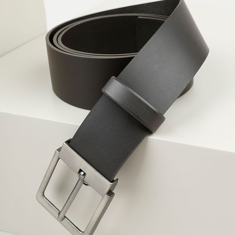 Cinto Masculino Dupla Face com Fivela Marrom Cinto Masculino Dupla Face com Fivela Marrom