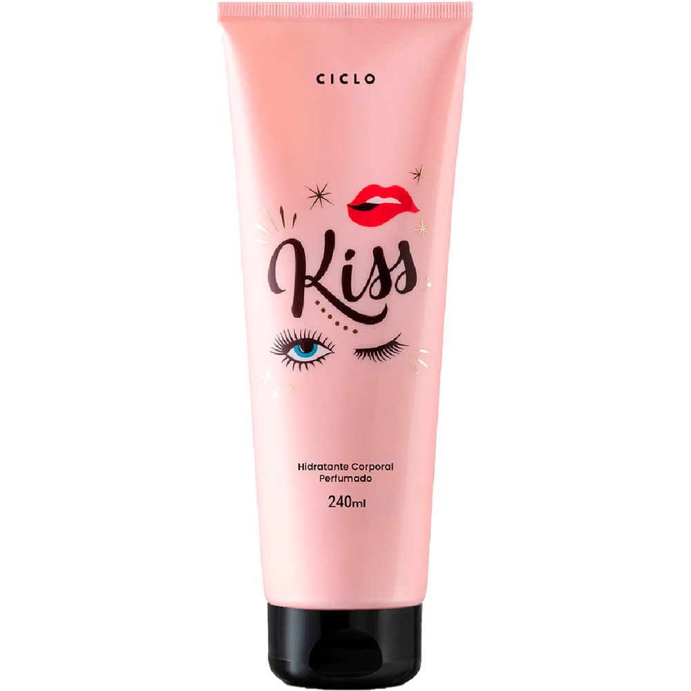 Loção Hidratante Corporal Kiss 240ml Ciclo único Loção Hidratante Corporal Kiss 240ml Ciclo único