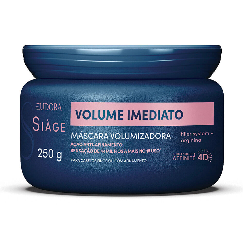 Eudora siage máscara capilar volume imediato 250g