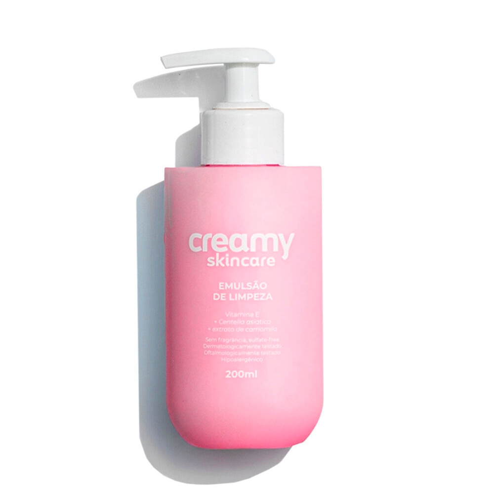 Emulsão creamy de limpeza facial 200ml Emulsão creamy de limpeza facial 200ml