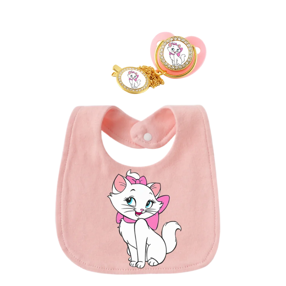 Baby pacifier and pacifier holder BPA-free Kawaii Baby printed silicone baby nipple Children's feeding scarf burping cloth baby Baby pacifier and pacifier holder BPA-free Kawaii Baby printed silicone baby nipple Children's feeding scarf burping cloth baby