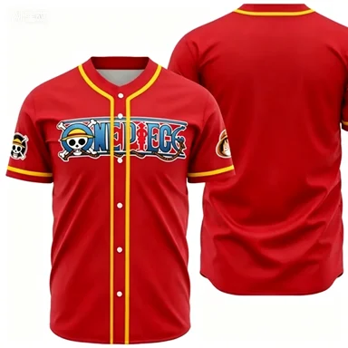 2026 Anime Peripheral Baseball Suit Men's Short Sleeved Shirt 2026 Anime Peripheral Baseball Suit Men's Short Sleeved Shirt