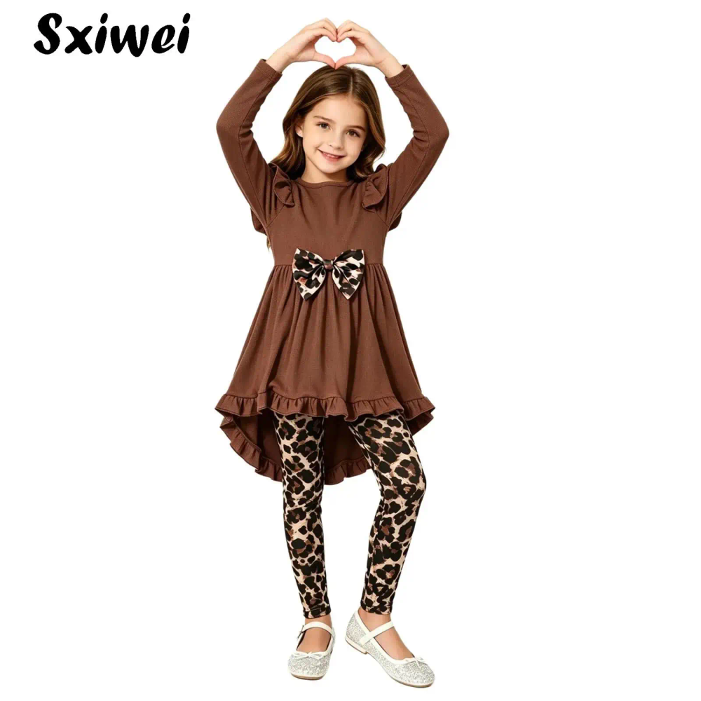 Halloween Historical Stone Age Cavegirl Costume for Kids Girls Long-sleeve Dress Top with Leopard Print Leggings Birthday Gifts Halloween Historical Stone Age Cavegirl Costume for Kids Girls Long-sleeve Dress Top with Leopard Print Leggings Birthday Gifts