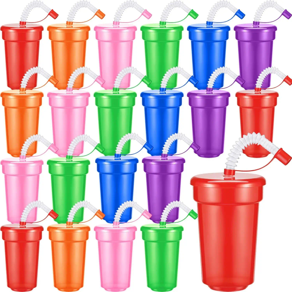 1/2/4Sets Expandable Siphon Straw Cup 6 Color Plastic Juice Mug with Leakproof Lid Portable Travel Home Kids Water Bottle Cup 1/2/4Sets Expandable Siphon Straw Cup 6 Color Plastic Juice Mug with Leakproof Lid Portable Travel Home Kids Water Bottle Cup
