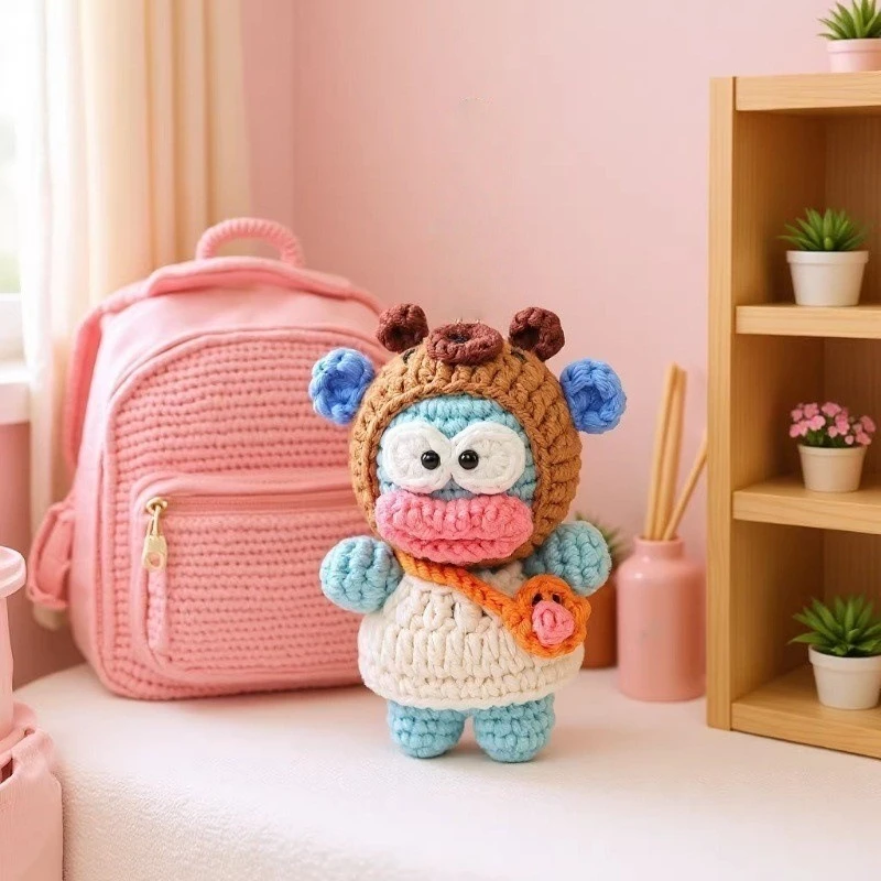 Premium Handcrafted Ocean Animal Crochet Doll Vivid Clownfish Design Multifunctional Keychain Backpack Pendant Decor Gift Premium Handcrafted Ocean Animal Crochet Doll Vivid Clownfish Design Multifunctional Keychain Backpack Pendant Decor Gift