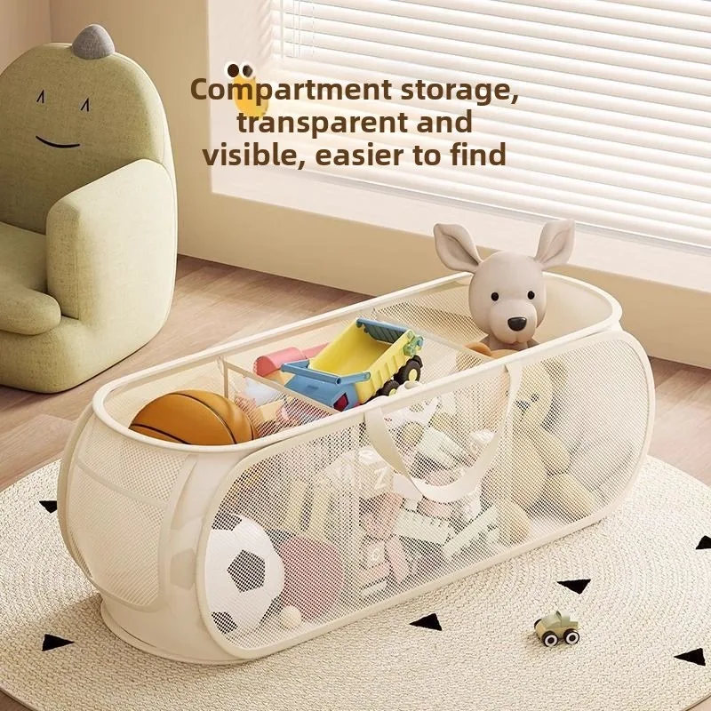 1/2pcs Home Storage For Dirty Clothes Baby/Kid Toy Organize Basket Versatile Mesh Storage Bag 1/2pcs Home Storage For Dirty Clothes Baby/Kid Toy Organize Basket Versatile Mesh Storage Bag