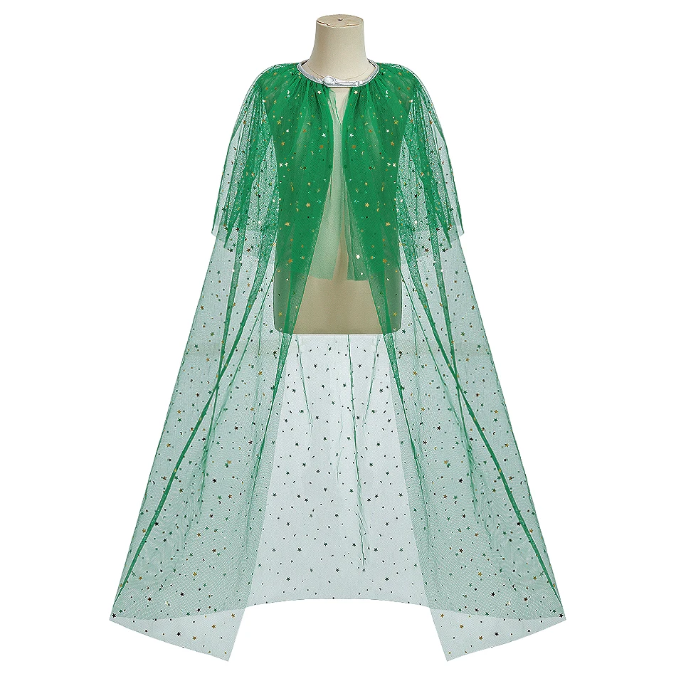 New Kids Princess Glitter Cape Halloween Christmas Costume 2026 Toddler Girls Birthday Party Dress Up Cloak Baby Girl Clothes New Kids Princess Glitter Cape Halloween Christmas Costume 2026 Toddler Girls Birthday Party Dress Up Cloak Baby Girl Clothes