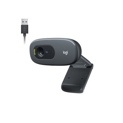 Webcam HD Logitech C270, 720p, 30 FPS, Microfone Integrado, USB 2.0 - 960-000694 Webcam HD Logitech C270, 720p, 30 FPS, Microfone Integrado, USB 2.0 - 960-000694