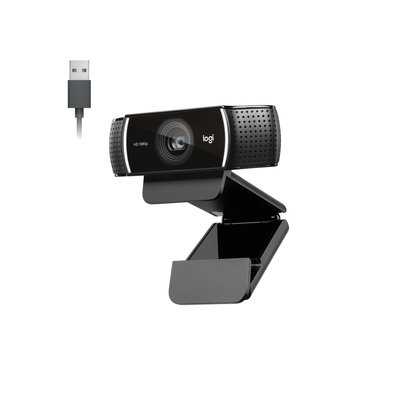 Webcam Full HD Logitech C922 Pro Stream com Microfone Embutido, 1080p e Tripé Incluso, Compatível Logitech Capture - 960-001087 Webcam Full HD Logitech C922 Pro Stream com Microfone Embutido, 1080p e Tripé Incluso, Compatível Logitech Capture - 960-001087
