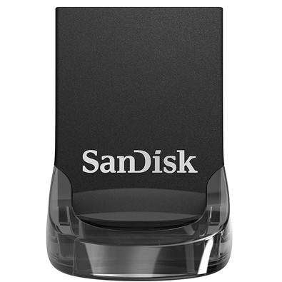 Pen Drive 128GB SanDisk Ultra Fit, USB 3.2 Gen 1, Leitura de 400MB/s, Preto - SDCZ430-128G-G46 Pen Drive 128GB SanDisk Ultra Fit, USB 3.2 Gen 1, Leitura de 400MB/s, Preto - SDCZ430-128G-G46