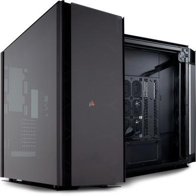 Gabinete Gamer Corsair Obsidian Series 1000D, Super-Tower, RGB, Lateral em Vidro Temperado, Preto, CC-9011148-WW Gabinete Gamer Corsair Obsidian Series 1000D, Super-Tower, RGB, Lateral em Vidro Temperado, Preto, CC-9011148-WW