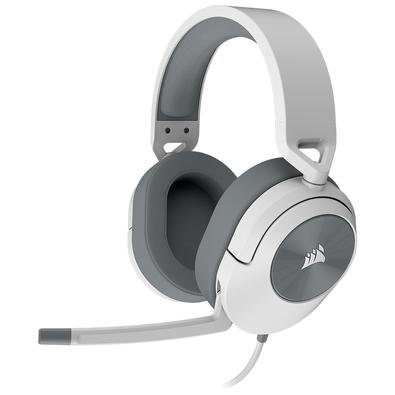 Headset Gamer Corsair HS55 USB/P2, Surround 7.1, Drivers 50mm, Branco - CA-9011266-NA Headset Gamer Corsair HS55 USB/P2, Surround 7.1, Drivers 50mm, Branco - CA-9011266-NA