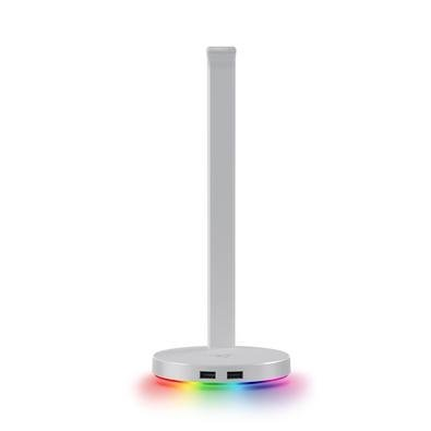 Suporte para Headset Gamer Razer Station V2 Mercury White, Surround Sound 7.1, Chroma, 2 Portas USB 3.1 - RC21-01510300-R3M1 Suporte para Headset Gamer Razer Station V2 Mercury White, Surround Sound 7.1, Chroma, 2 Portas USB 3.1 - RC21-01510300-R3M1