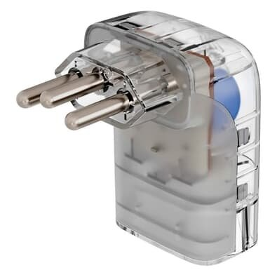 Protetor Contra Surtos Elétricos Clamper Pocket Fit 3 Pinos, Monopolar, 20A, Bivolt, Transparente - 26804 Protetor Contra Surtos Elétricos Clamper Pocket Fit 3 Pinos, Monopolar, 20A, Bivolt, Transparente - 26804