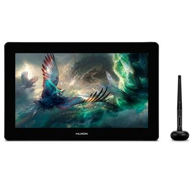 Mesa Digitalizadora Huion Kamvas 16 Plus, 4K, UHD, IPS, Caneta PW517, 8192 Níveis de Pressão, Cinza Escuro - GT1562-G Mesa Digitalizadora Huion Kamvas 16 Plus, 4K, UHD, IPS, Caneta PW517, 8192 Níveis de Pressão, Cinza Escuro - GT1562-G