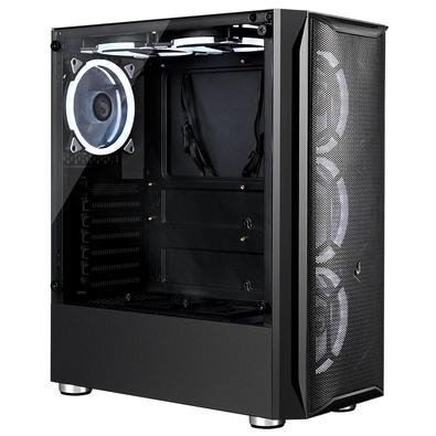 Gabinete Gamer Rise Mode Z3 Glass, Lateral em Vidro Fumê, Sem FANs, Preto - RM-Z03-03-FB Gabinete Gamer Rise Mode Z3 Glass, Lateral em Vidro Fumê, Sem FANs, Preto - RM-Z03-03-FB