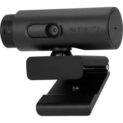 Webcam Streamplify FULL HD, 60 FPS, USB, Preto - 75664 Webcam Streamplify FULL HD, 60 FPS, USB, Preto - 75664