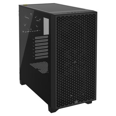 Gabinete Gamer Corsair 3000D Airflow, Mid-Tower, ATX, Lateral em Vidro Temperado, 2x FAN, Preto - CC-9011251-WW Gabinete Gamer Corsair 3000D Airflow, Mid-Tower, ATX, Lateral em Vidro Temperado, 2x FAN, Preto - CC-9011251-WW