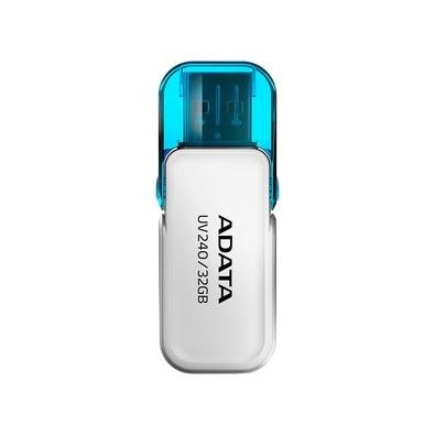 Pen Drive 64GB Adata UV240, USB 2.0, Branco - AUV240-64G-RWH Pen Drive 64GB Adata UV240, USB 2.0, Branco - AUV240-64G-RWH