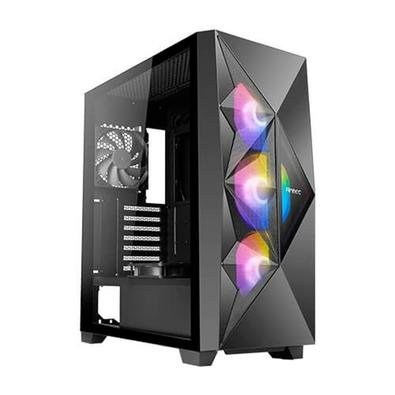 Gabinete Gamer Antec DF800 FLUX, Mid Tower, ATX, Lateral em Vidro Temperado, 3 Coolers Fans ARGB, Preto - DF800 Gabinete Gamer Antec DF800 FLUX, Mid Tower, ATX, Lateral em Vidro Temperado, 3 Coolers Fans ARGB, Preto - DF800