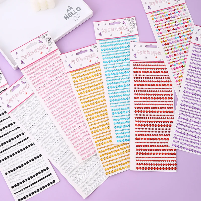 Mixed Sizes Acrylic Diamond Stickers Self Adhesive Rhinestone Gems for DIY Phone Case Water Bottle Decoration Crafts Mixed Sizes Acrylic Diamond Stickers Self Adhesive Rhinestone Gems for DIY Phone Case Water Bottle Decoration Crafts