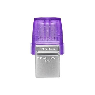 Pen Drive 128GB Kingston DataTraveler microDuo 3C, USB-A/C 3.2 Gen 1, Leitura de 200MB/s - DTDUO3CG3/128GB Pen Drive 128GB Kingston DataTraveler microDuo 3C, USB-A/C 3.2 Gen 1, Leitura de 200MB/s - DTDUO3CG3/128GB