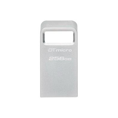 Pen Drive 256GB Kingston DataTraveler Micro, USB 3.2 Gen 1, Leitura de 200MB/s, Metal - DTMC3G2/256GB Pen Drive 256GB Kingston DataTraveler Micro, USB 3.2 Gen 1, Leitura de 200MB/s, Metal - DTMC3G2/256GB