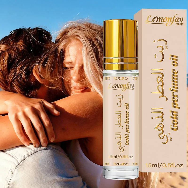 Lemonfay Luxury Gold Perfume Oil Roll-On 15ml/0.5fl.oz Arabian Fragrance Long Lasting Scent for Travel Gifting Lemonfay Luxury Gold Perfume Oil Roll-On 15ml/0.5fl.oz Arabian Fragrance Long Lasting Scent for Travel Gifting