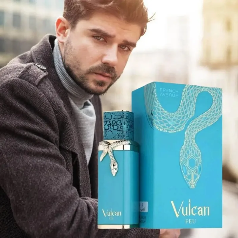 Fragrance Vulcan Feu Middle Eastern Dubai Arabic Perfume Unisex Long-Lasting Fragrance Eau De Parfum For Men Women Luxury Fragrance Vulcan Feu Middle Eastern Dubai Arabic Perfume Unisex Long-Lasting Fragrance Eau De Parfum For Men Women Luxury