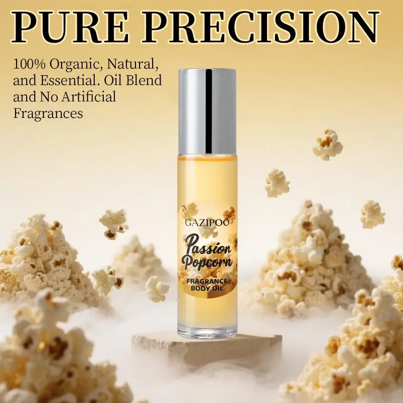 10ml Popcorn Roll-on Fragrance Oil Long Lasting Women's Fragrance Body Oil Portable Mini Fragrance For Daily Use 10ml Popcorn Roll-on Fragrance Oil Long Lasting Women's Fragrance Body Oil Portable Mini Fragrance For Daily Use