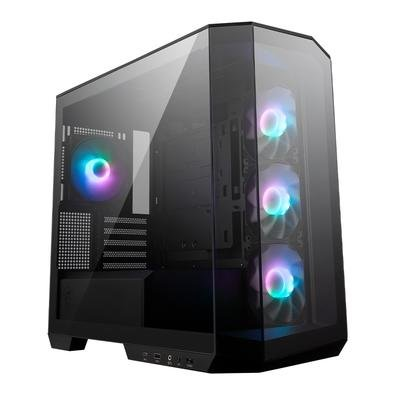 Gabinete Gamer MSI MAG Pano M100R PZ, Mini Tower, Lateral em Vidro, 4x FANs ARGB, M-ATX, Preto - 306-7G24R21-809 Gabinete Gamer MSI MAG Pano M100R PZ, Mini Tower, Lateral em Vidro, 4x FANs ARGB, M-ATX, Preto - 306-7G24R21-809