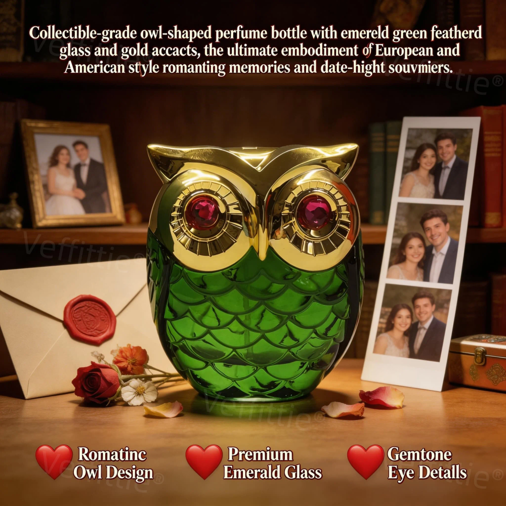 Owl Night Blossom Eau De Parfum 3.4oz, Rich Floral Fruity Scent, Formal Dinner Wear, Sophisticated Mystical Vibe