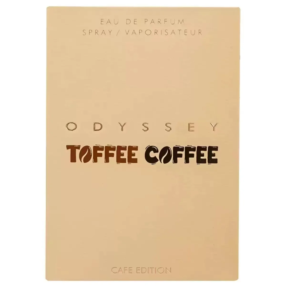 Armaf Odyssey Toffee Coffee EDP 100ml (3.4 fl oz), Gourmand Coffee Caramel Fragrance, Cafe Edition