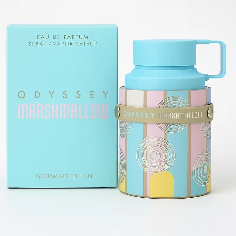 Armaf Odyssey Marshmallow EDP 100ml (3.4 fl oz), Sweet Gourmand Vanilla Fragrance for Women, Gourmaid Edition