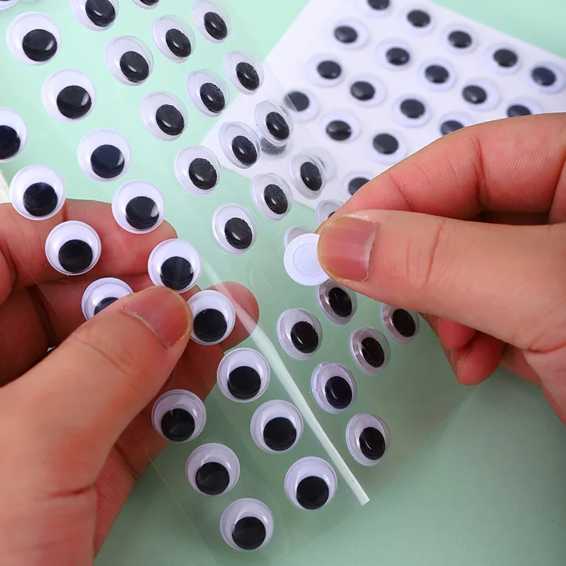 Wholesale Self Adhesive Wiggly Eyes Stickers Plastic Googly Eyes for DIY Plush Toys Puppet Crafts Scrapbooking Party Supplies Wholesale Self Adhesive Wiggly Eyes Stickers Plastic Googly Eyes for DIY Plush Toys Puppet Crafts Scrapbooking Party Supplies