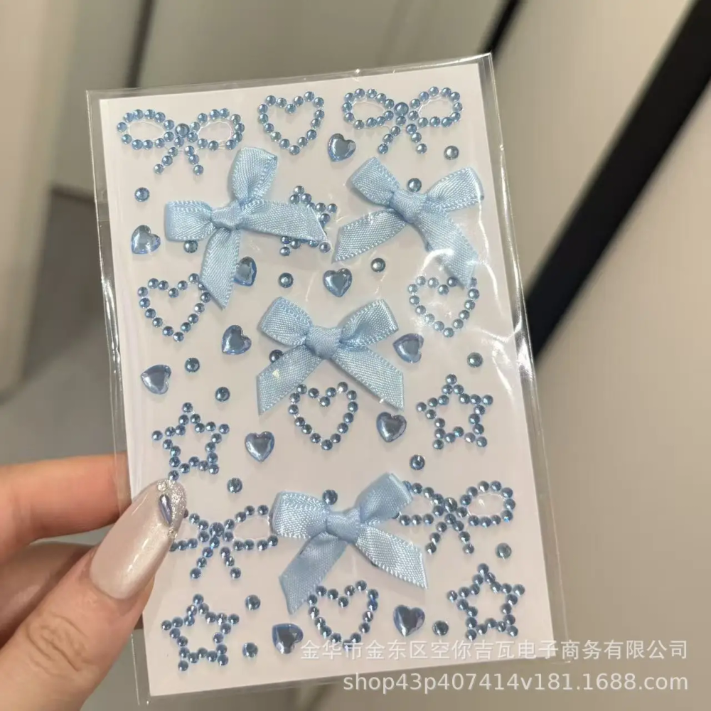 Self Adhesive Rhinestone Stickers Heart Bow Hollow Star Face Gems for Stage Makeup Cheek Decoration DIY Card Making Self Adhesive Rhinestone Stickers Heart Bow Hollow Star Face Gems for Stage Makeup Cheek Decoration DIY Card Making