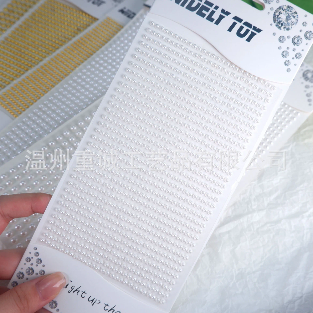 Hot Selling Pearl Face Gems Stickers Self Adhesive Waterproof Rhinestones for EDM Festival Party Makeup Nail Art Decor Hot Selling Pearl Face Gems Stickers Self Adhesive Waterproof Rhinestones for EDM Festival Party Makeup Nail Art Decor