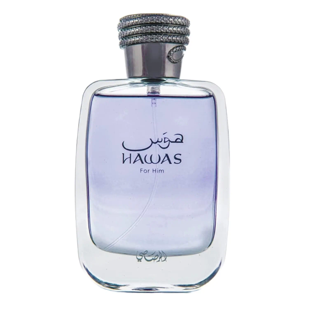 Eau de Parfum Rasasi Hawas Intense Fresh Long-Lasting 3.33 oz for Men Eau de Parfum Rasasi Hawas Intense Fresh Long-Lasting 3.33 oz for Men
