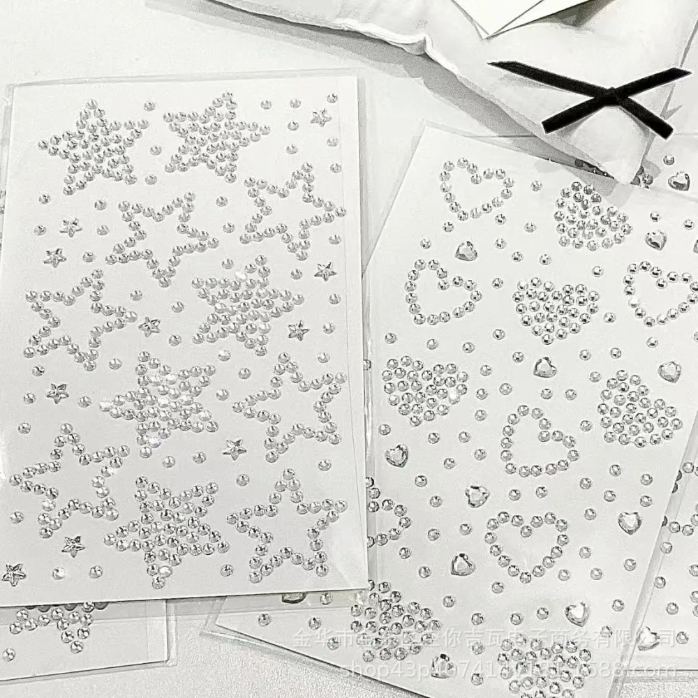 Silver Star Heart Rhinestone Stickers Flatback Gems for DIY Nail Art Card Decoration Scrapbook Supplies Blogger Style Silver Star Heart Rhinestone Stickers Flatback Gems for DIY Nail Art Card Decoration Scrapbook Supplies Blogger Style